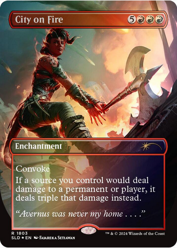 City on Fire [#1803] (SLD-R-FOIL)