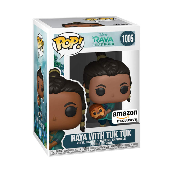 POP Figure: Disney Raya and the Last Dragon #1005- Raya with Tuk Tuk (Amazon)