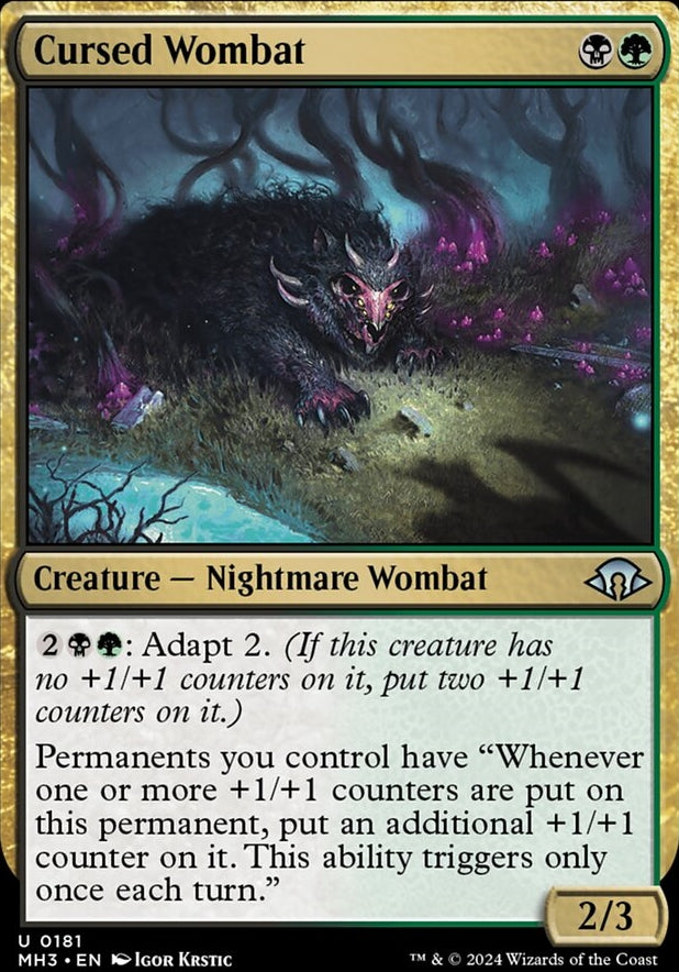 Cursed Wombat [#0181] (MH3-U)