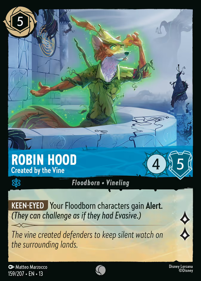 Robin Hood - Created by the Vine (159/204 - Attack of the Vine!) Common