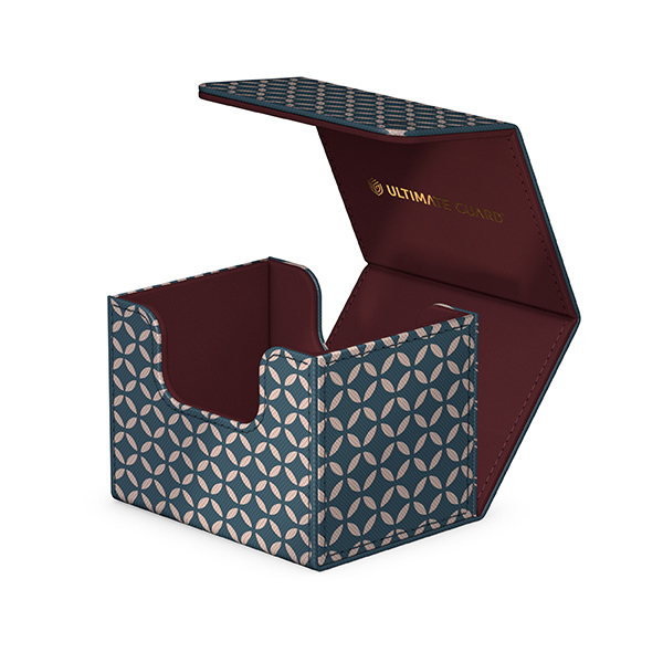 Ultimate Guard: Deck Case - Sidewinder 100+ XenoSkin - Shogun’s Journey- Part 2: Shippou (Blue / Dark Red)