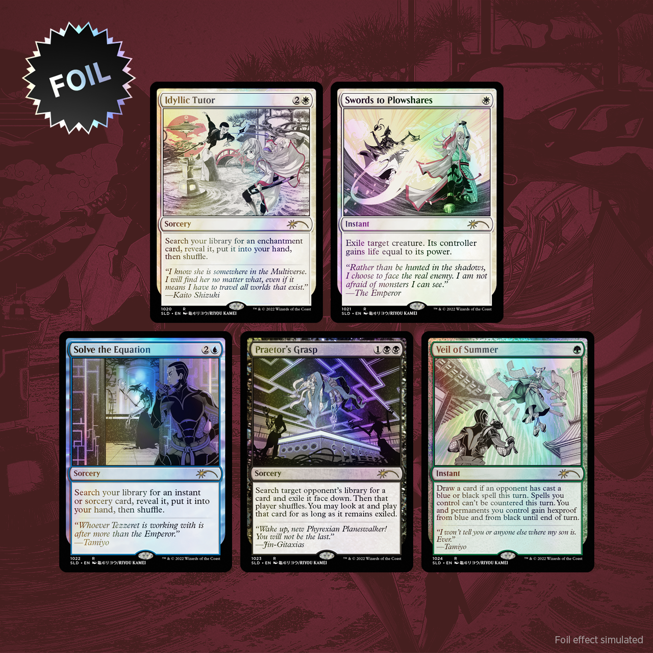 MTG: Secret Lair - Kamigawa: the Manga: the Cards Foil Edition