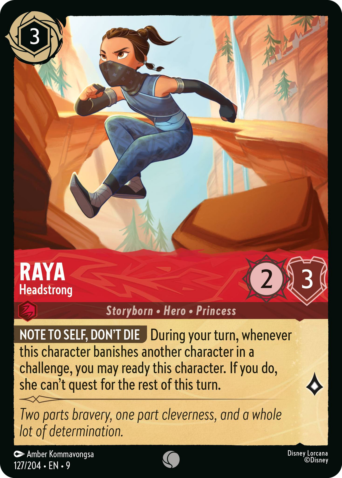 Raya - Headstrong (127/204 - Fabled)  Common