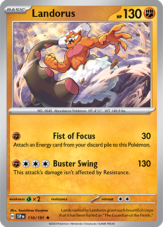 Landorus - 110/191 (SSP) Rare - Near Mint Holofoil