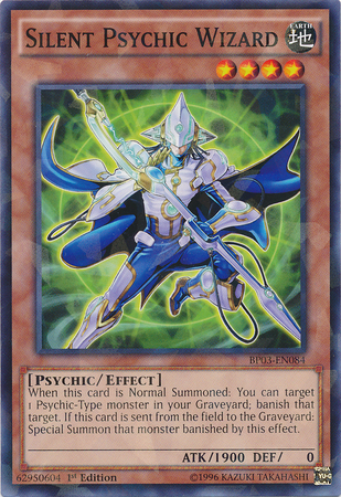 Silent Psychic Wizard (Shatterfoil) (BP03-EN084) Shatterfoil Rare - Near Mint 1st Edition