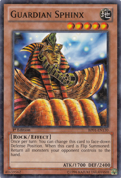 Guardian Sphinx (Starfoil) (BP01-EN130) Starfoil Rare - Near Mint 1st Edition