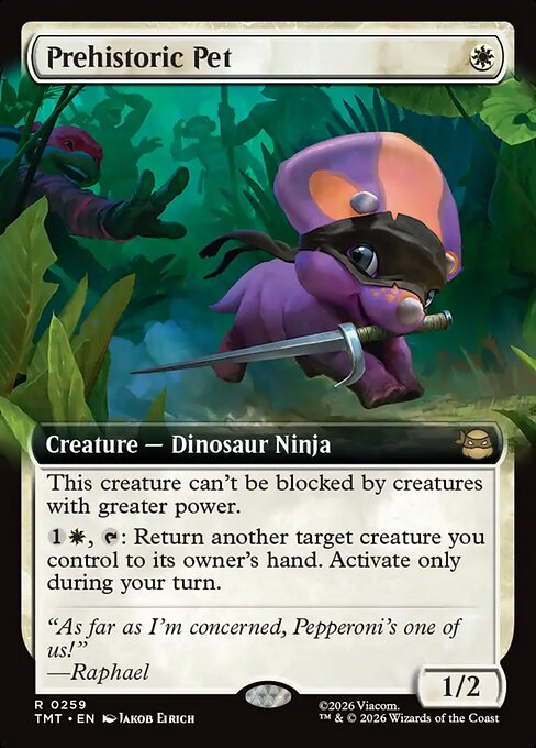 Prehistoric Pet [ #0259 Extended Art ] (TMT-R)