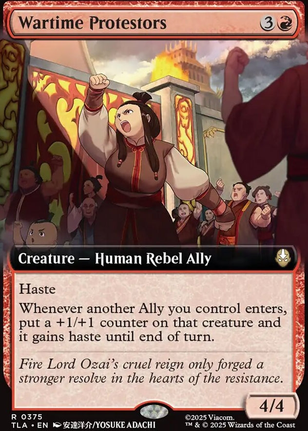 Wartime Protestors [ #0375 Extended Art ] (TLA-R)