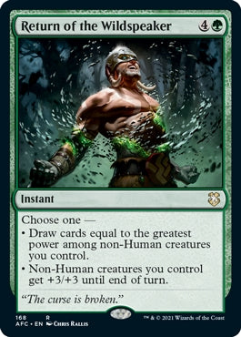 Return of the Wildspeaker [ #0168 ] (AFC-R)