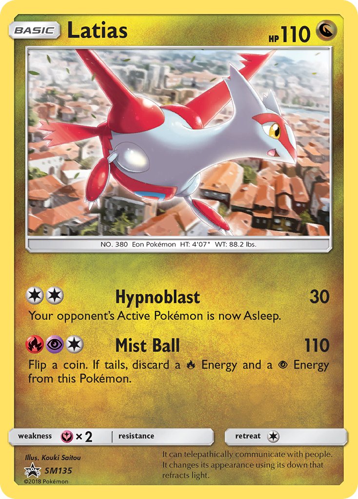 Latias - SM135 (SM:PR) Promo - Near Mint Holofoil