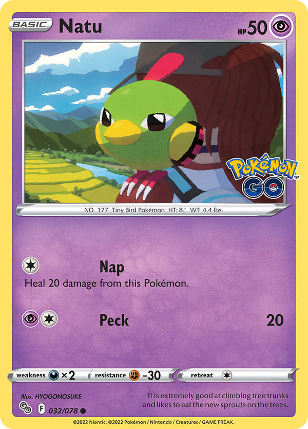 Natu - 032/078 (PGO) Common - Near Mint