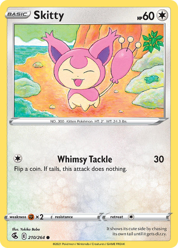 Skitty - 210/264 (SWSH08) Common - Near Mint