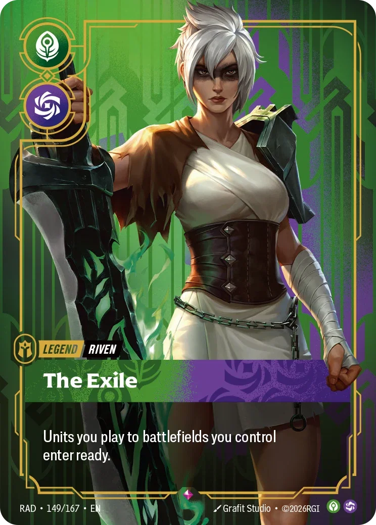 Riven, The Exile - 149/167 (RAD) Rare