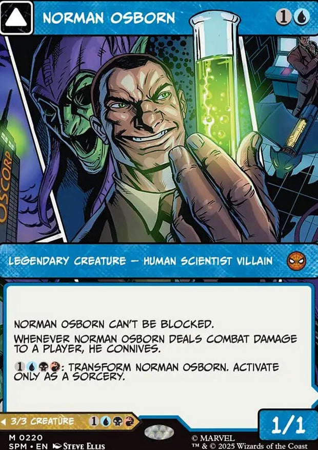 Norman Osborn // Green Goblin [ #0220 Borderless ] (SPM-M)