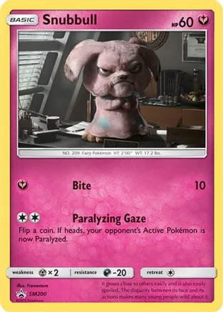 Snubbull (In-Store Event Promo) - SM200 (SM:PR) Promo - Near Mint Holofoil