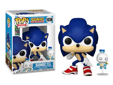 POP Figure: Sonic the Hedgehog #1036 - Sonic with Chao Buddy