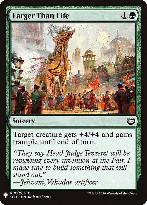 Larger Than Life [Mystery Booster #1256] (KLD-C)