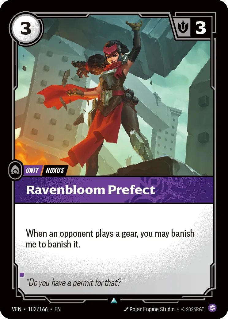 Ravenbloom Prefect - 102/166 (VEN) Common