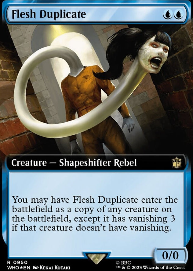 Flesh Duplicate [#0950 Surge Foil Extended Art] (WHO-R)