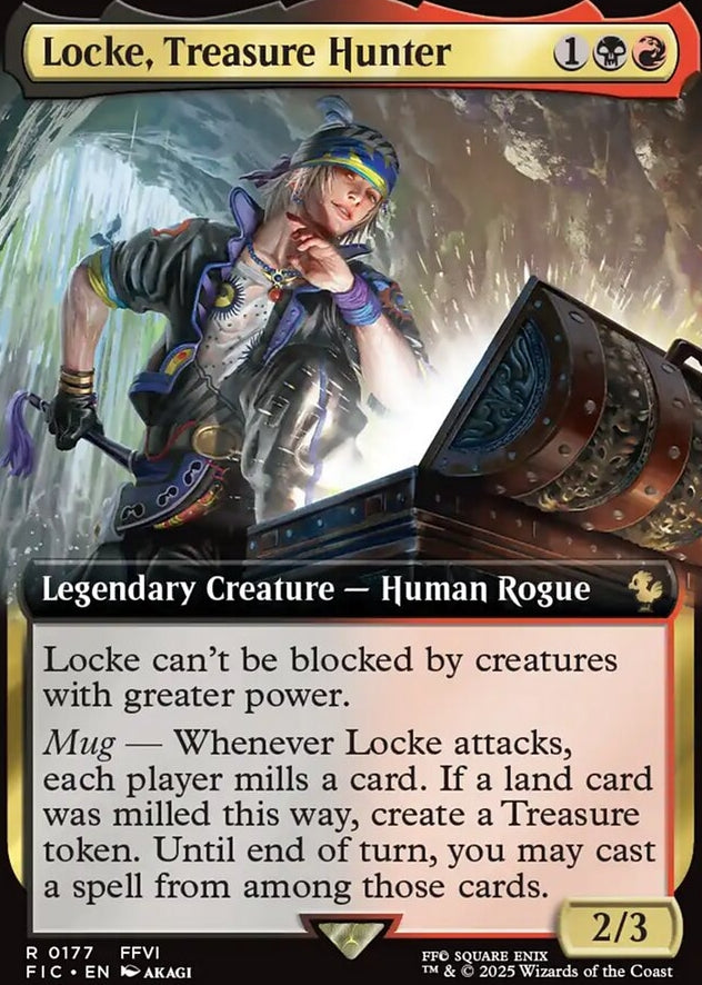 Locke, Treasure Hunter [ #0177 Extended Art ] (FIC-R)