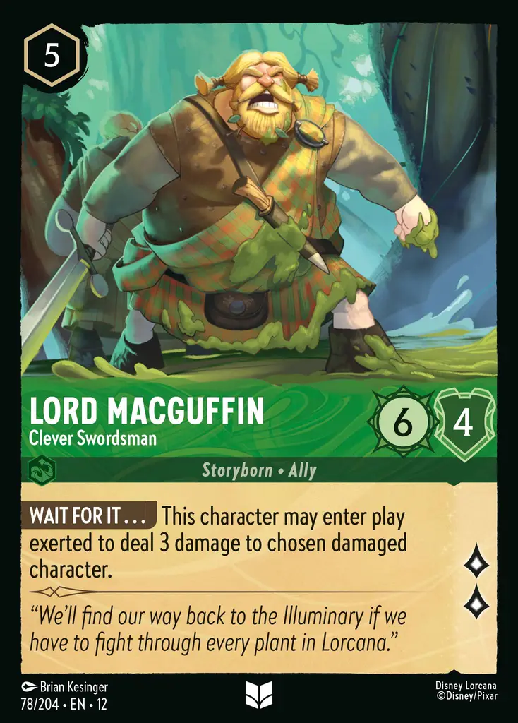 Lord MacGuffin - Clever Swordsman (Wilds Unknown - 078/204) Uncommon