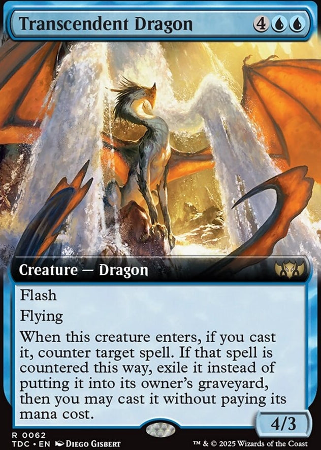 Transcendent Dragon [ #0062 Extended Art ] (TDC-R)