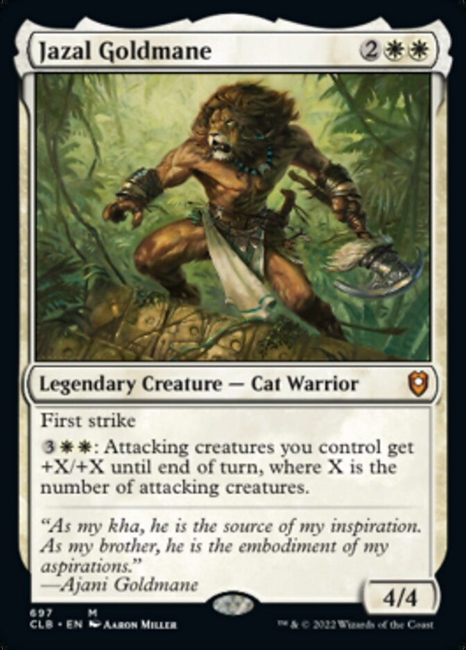 Jazal Goldmane [#697 Commander Decks] (CLB-M)