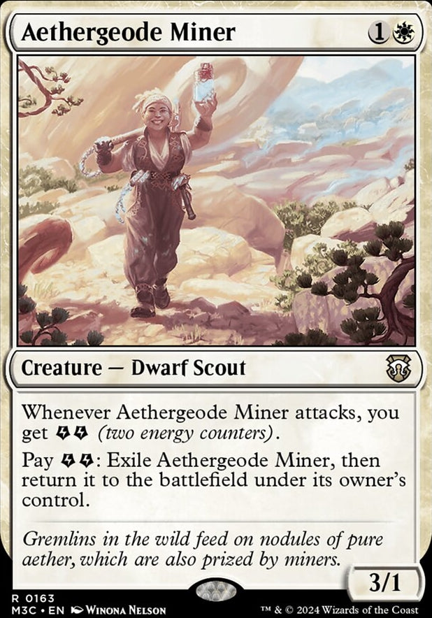 Aethergeode Miner [#0163 Ripple Foil] (M3C-R)