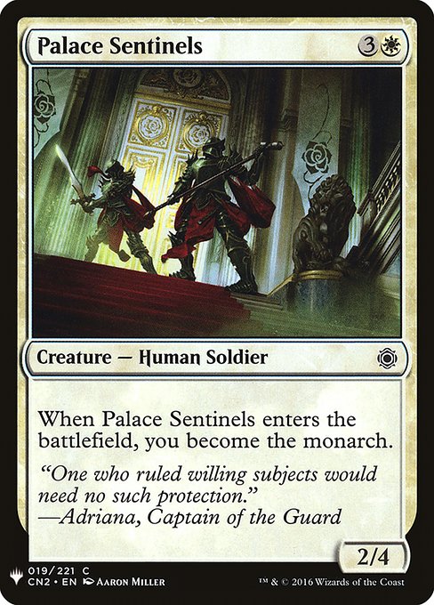 Palace Sentinels [Mystery Booster #0193] (CN2-C)