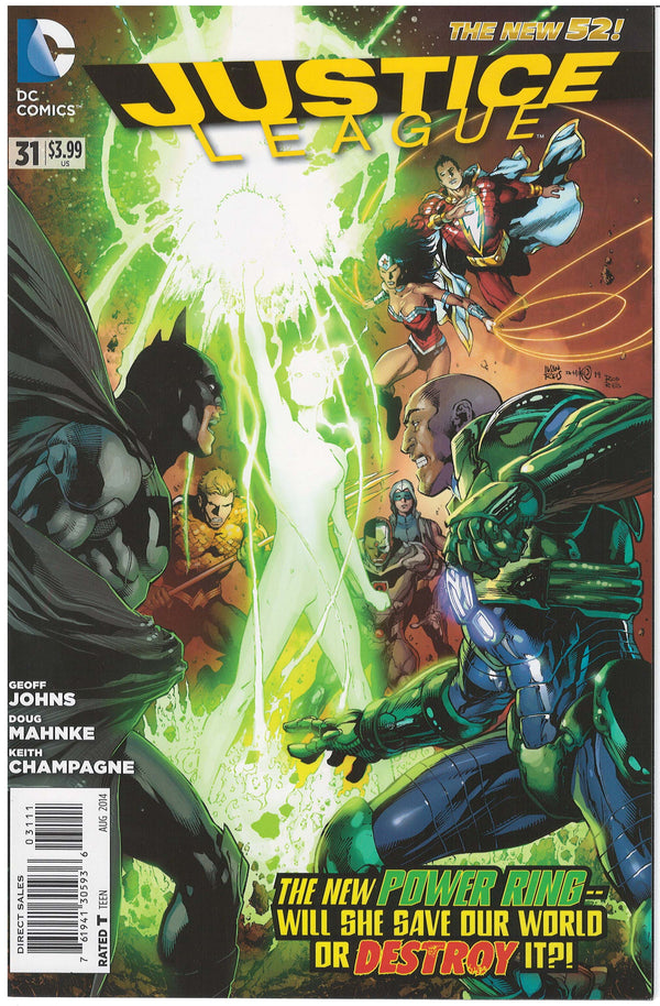 Justice League (2011 Series) #31 (9.4) 1st Jessica Cruz as Power Ring