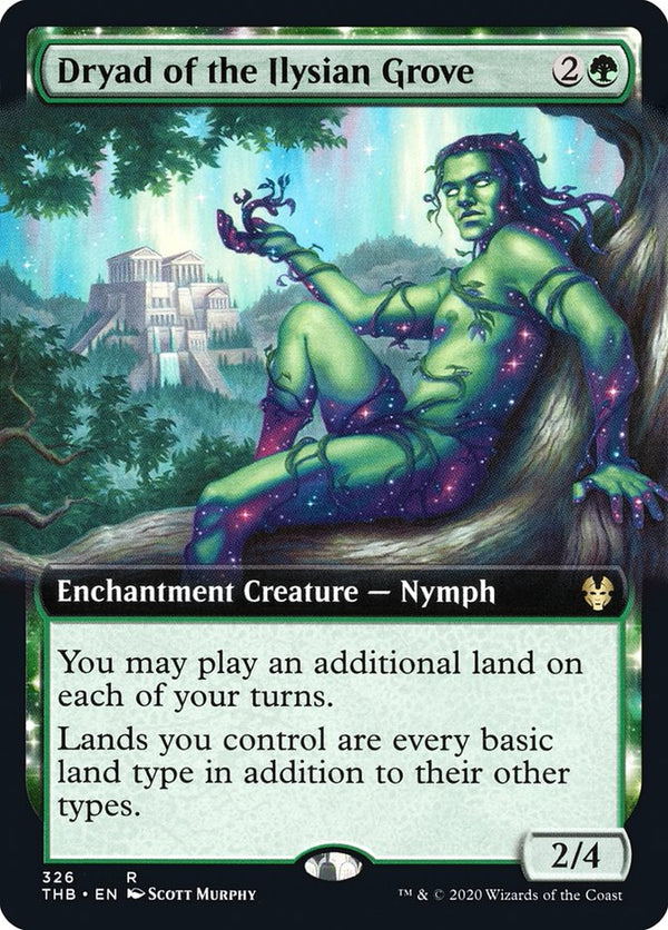 Dryad of the Ilysian Grove [#326 Extended Art] (THB-R-FOIL)