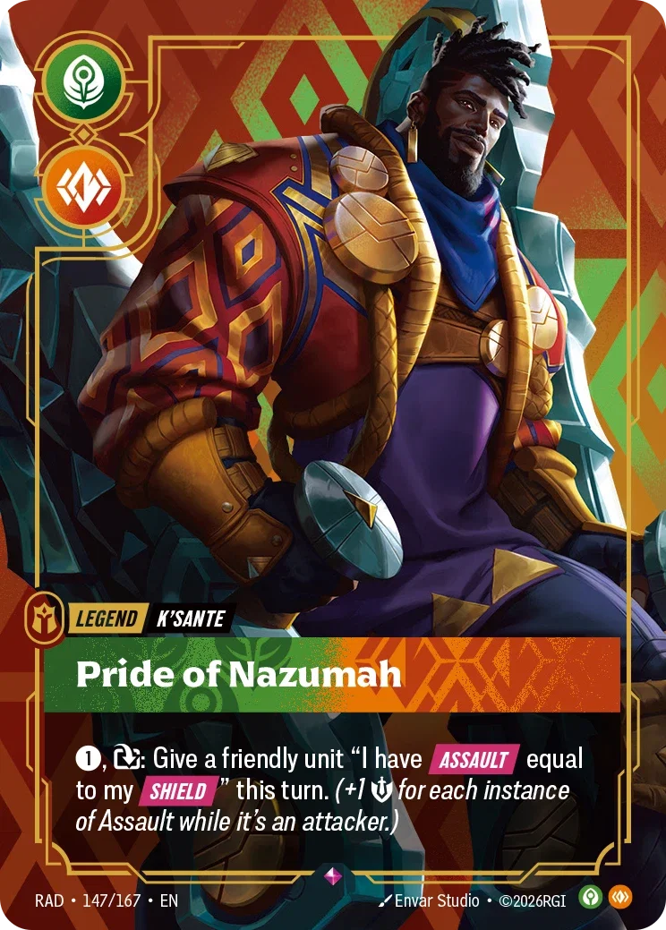 K'Sante, Pride of Nazumah - 147/167 (RAD) Rare