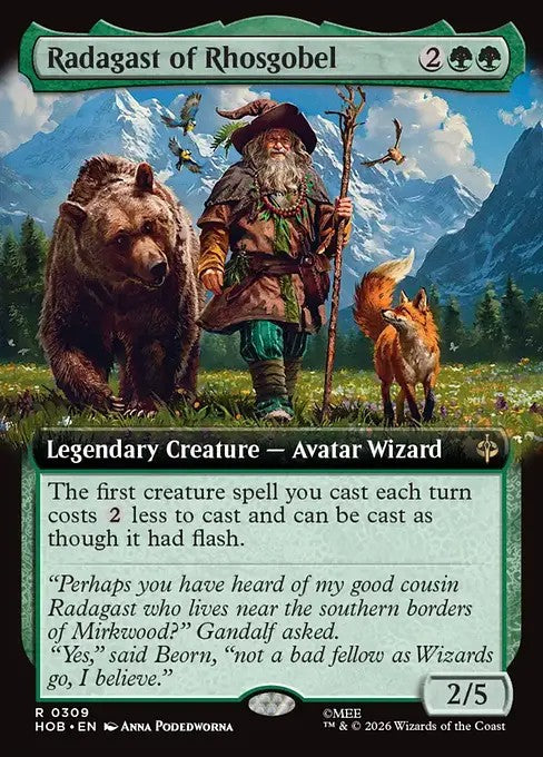 Radagast of Rhosgobel [ #0309 Extended Art ] (HOB-R)