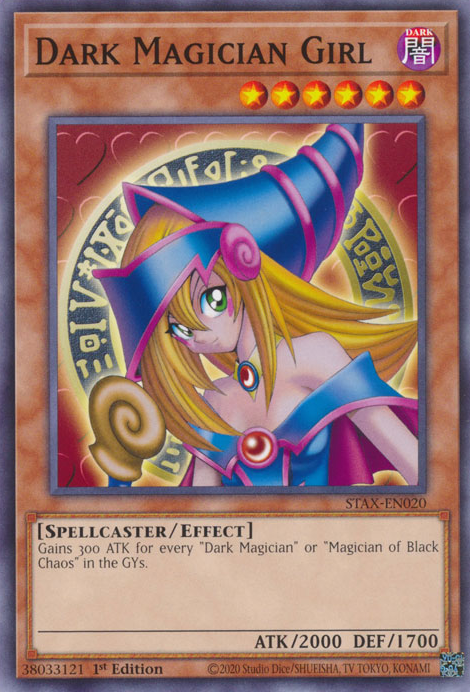 Dark Magician Girl (STAX-EN020) Common - Near Mint 1st Edition