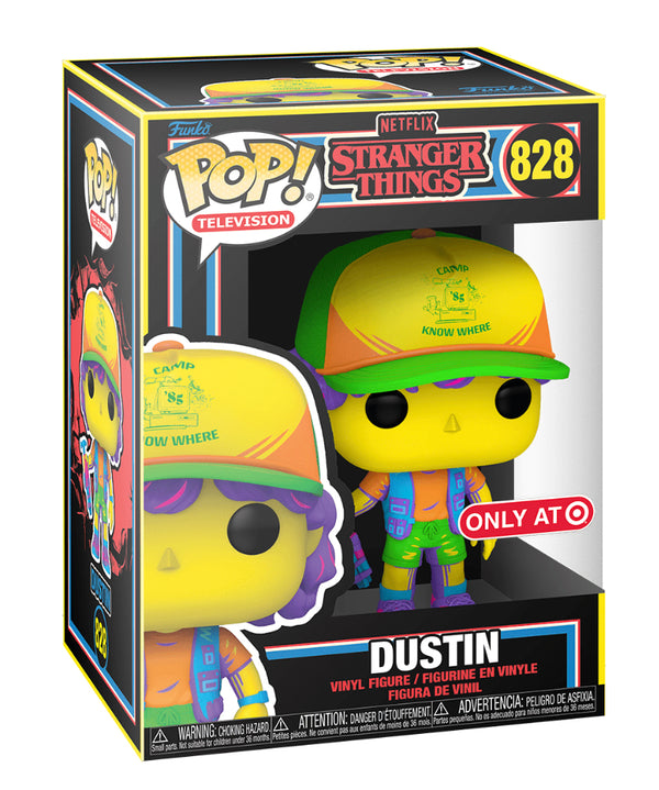 POP Figure: Stranger Things #0828 - Dustin Blacklight (Target EX)