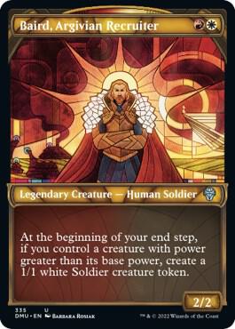 Baird, Argivian Recruiter [#335 Showcase] (DMU-U-ETCHED FOIL)