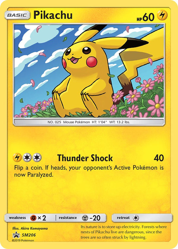 Pikachu - SM206 (SM:PR) Promo - Near Mint Holofoil