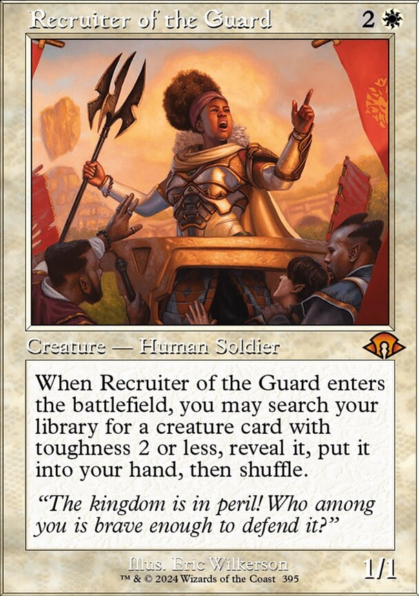 Recruiter of the Guard [#0395 Retro Frame] (MH3-M-FOIL)
