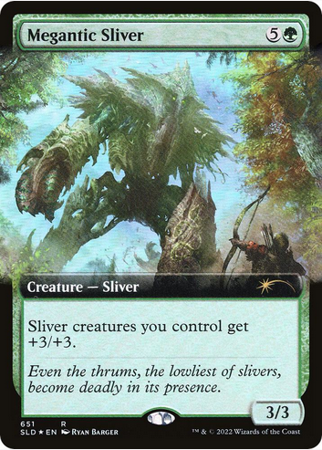 Megantic Sliver [ #0651 Extended Art] (SLD-R-FOIL)