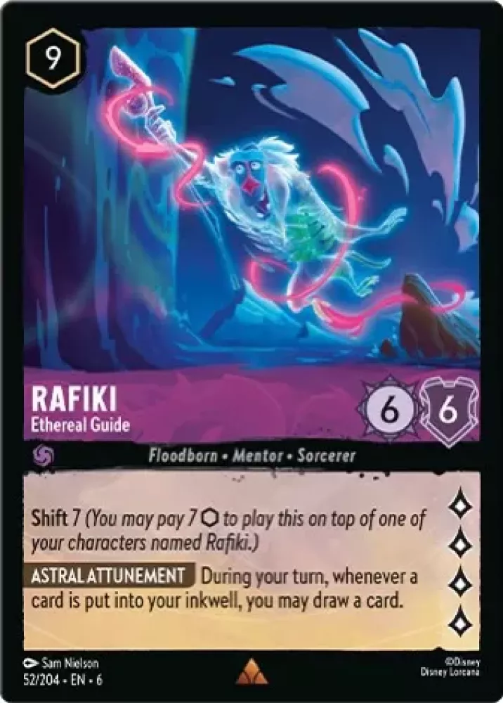 Rafiki - Ethereal Guide (Azurite Sea 052/204) Rare - Near Mint