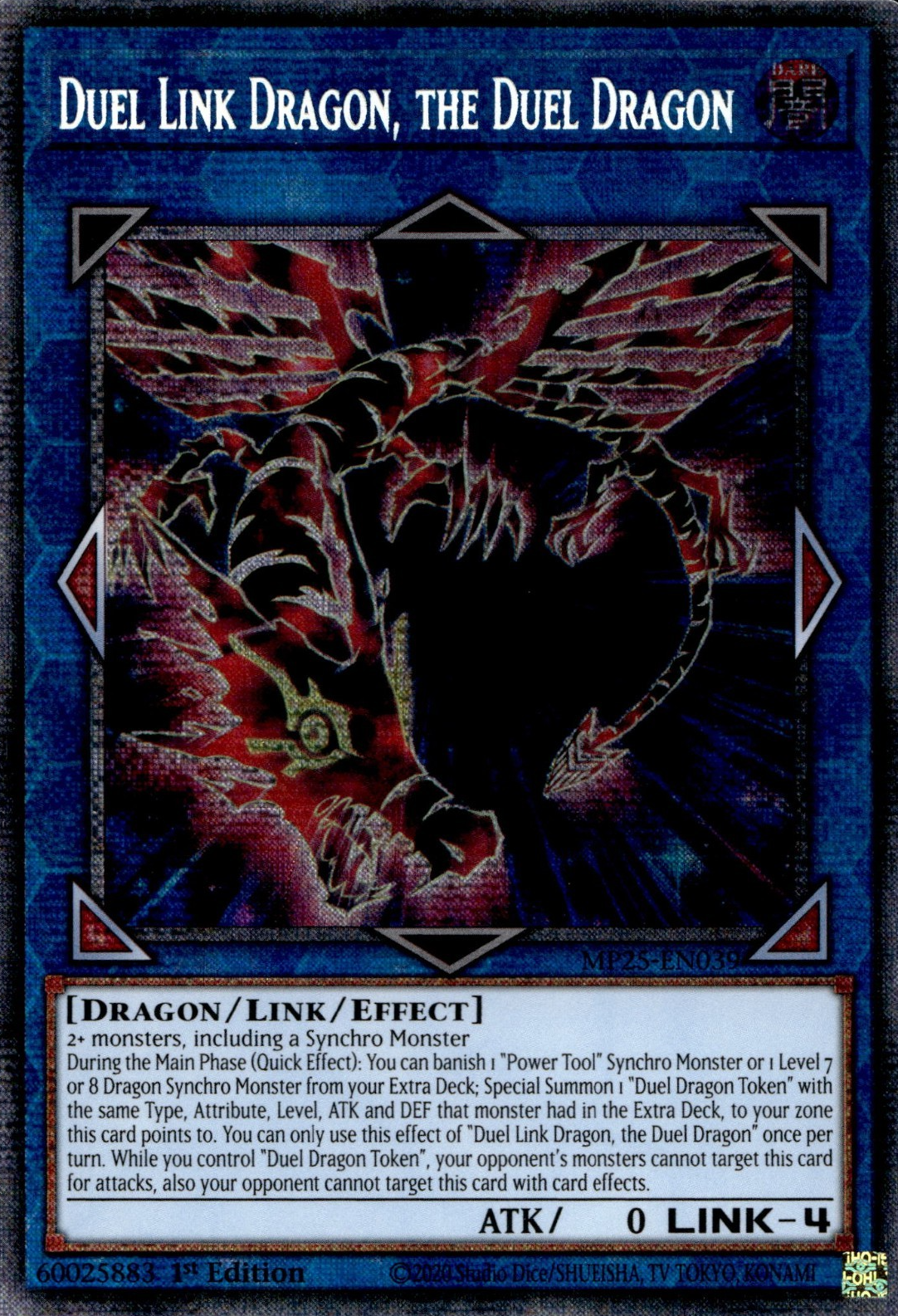 Duel Link Dragon, the Duel Dragon (MP25-EN039)