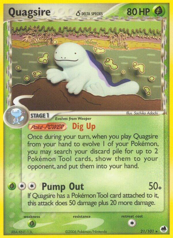 Quagsire (Delta Species)- 21/101 (DF) Rare - Light Play