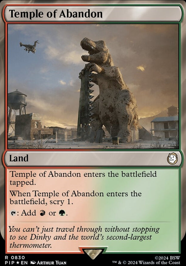 Temple of Abandon [#0830 Surge Foil] (PIP-R)