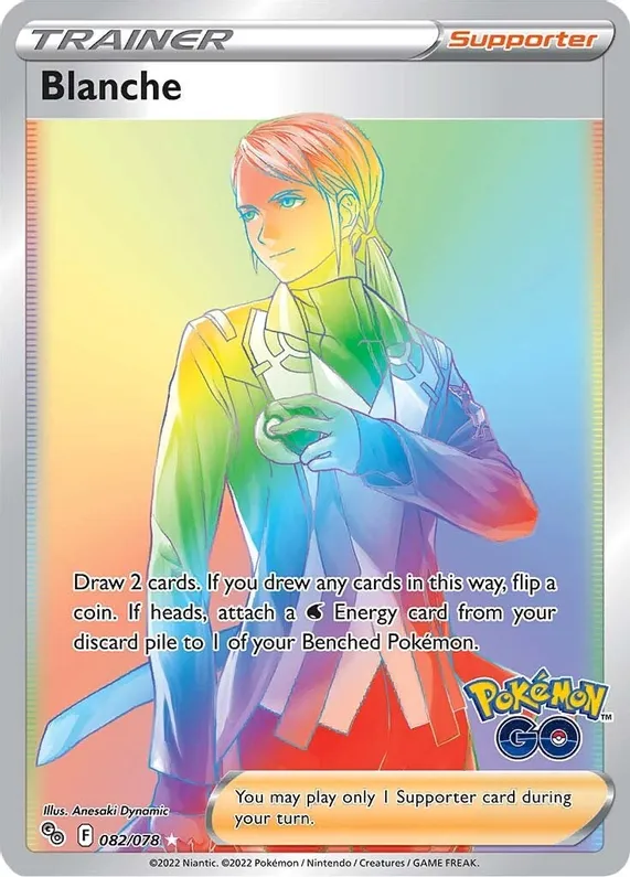 Blanche (Secret) - 082/078 (PGO) Secret Rare - Near Mint Holofoil