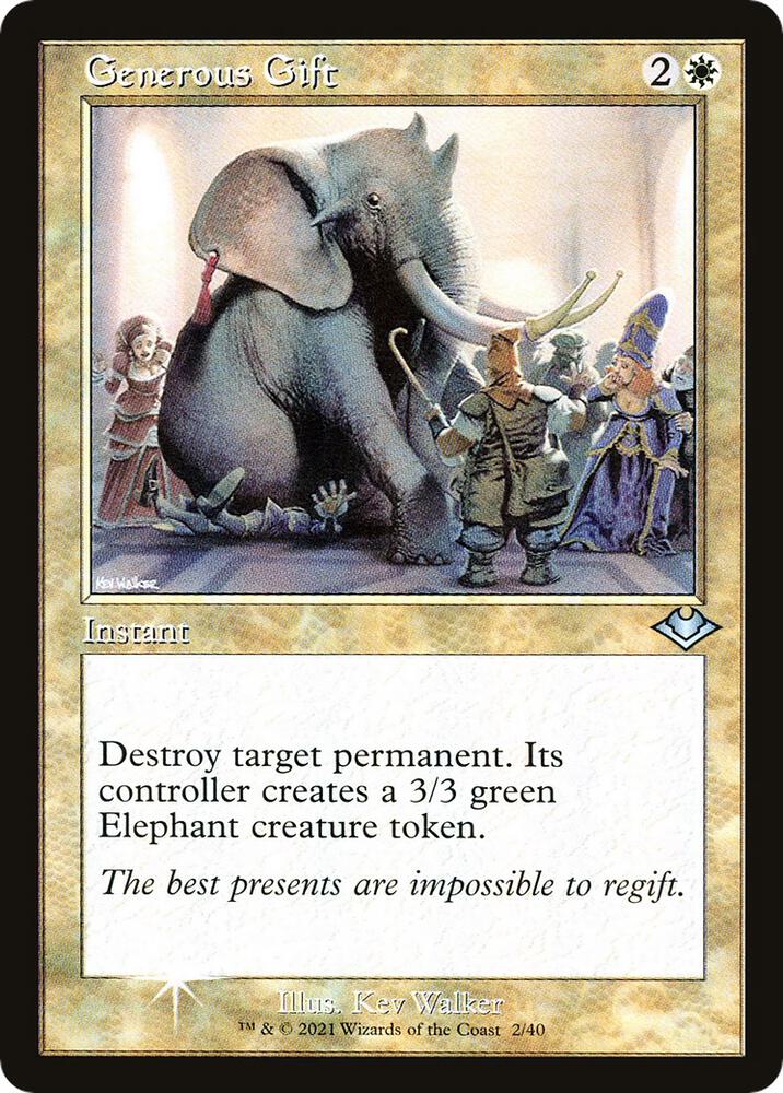 Generous Gift [#2/40 Retro Frame] (MH1-U-FOIL)