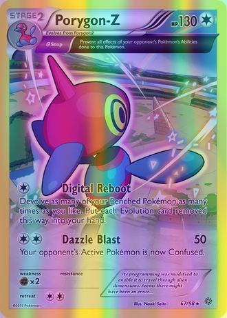 Porygon-Z - 067/098 (AOR) Holo Rare - Near Mint Reverse Holofoil