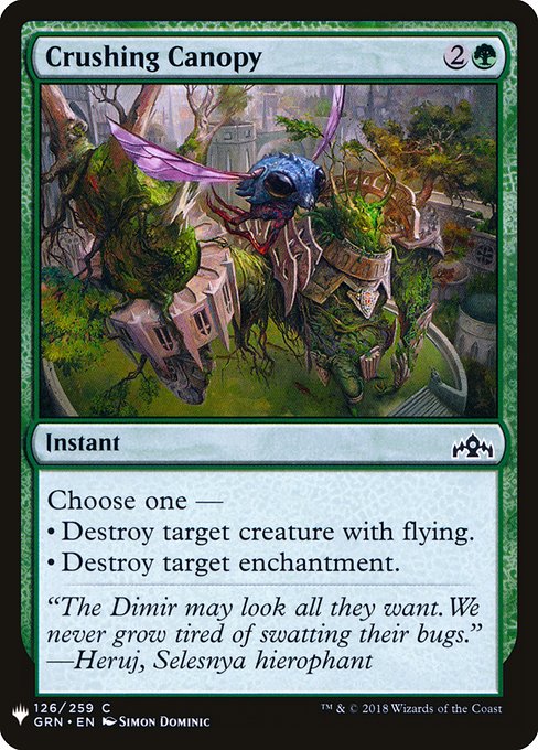 Crushing Canopy [Mystery Booster #1175] (GRN-C)