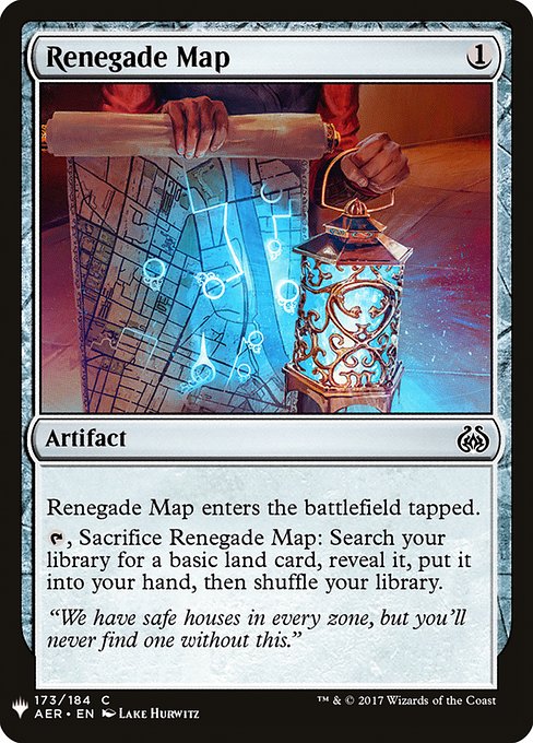 Renegade Map [Mystery Booster #1623] (AER-C)