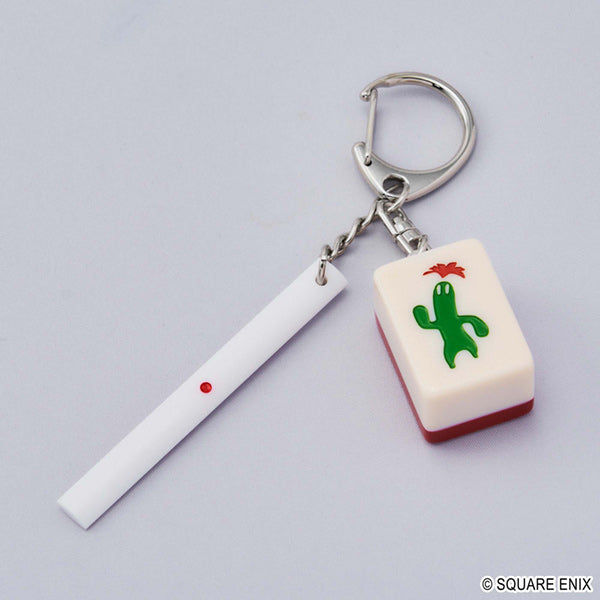 Key Chain: Final Fantasy XIV- Doman Mahjong Tile- One of Bamboo