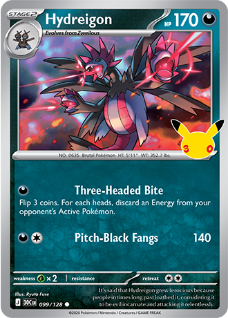 Hydreigon - 099/128 (30C) Common